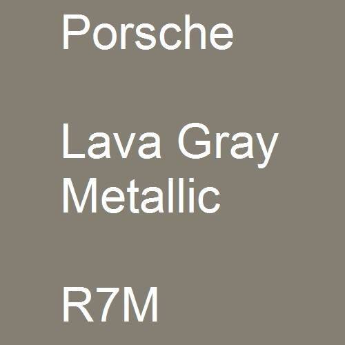 Porsche, Lava Gray Metallic, R7M.